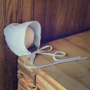 Baby Blue Newborn Boy Bonnet Handmade